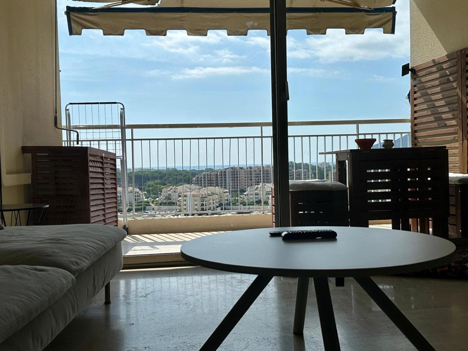 Appartement T3 De Standing Vue Mer Et Marina Mandelieu Exteriör bild