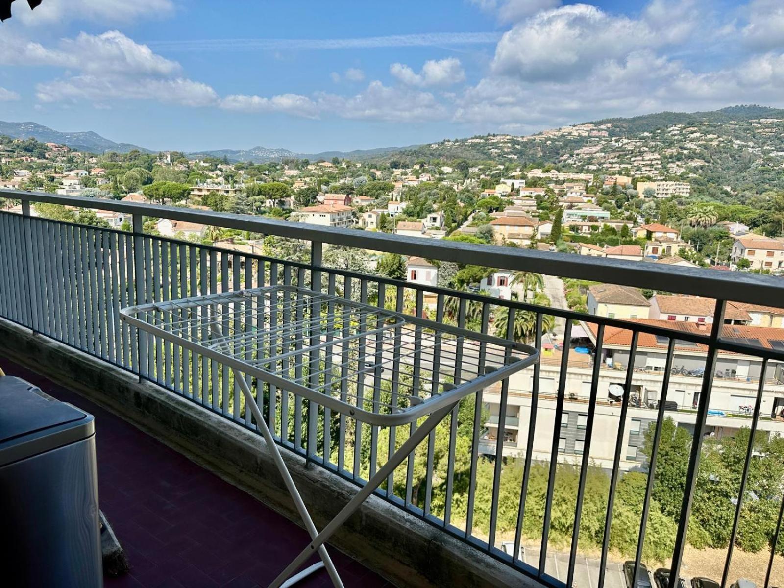 Appartement T3 De Standing Vue Mer Et Marina Mandelieu Exteriör bild
